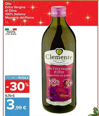 Le masserie del parco olio extra vergine d'oliva 1000 g(ml)