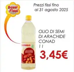 Spazio Conad OLIO DI SEMI DI ARACHIDE CONAD offerta
