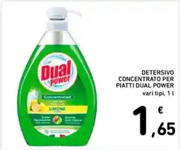 Spazio Conad Detersivo Concentrato per Piatti Dual Power offerta