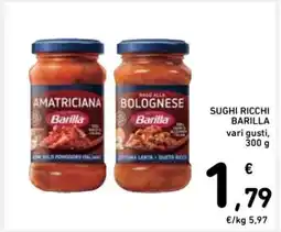 Spazio Conad Sughi Ricchi Barilla offerta