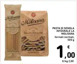 Spazio Conad PASTA DI SEMOLA INTEGRALE LA MOLISANA offerta