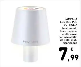 Spazio Conad LAMPADA LED RGB PER BOTTIGLIA offerta