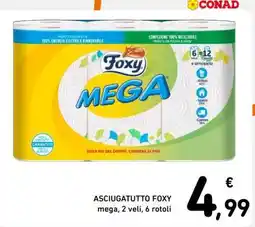 Spazio Conad ASCIUGATUTTO FOXY offerta