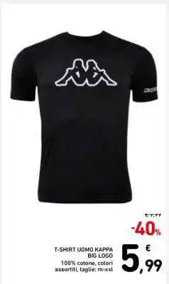 Spazio Conad T-SHIRT UOMO KAPPA BIG LOGO offerta