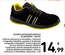 Spazio Conad SCARPA ANTINFORTUNISTICA GLADIATORS - ANTUS offerta