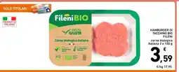Spazio Conad HAMBURGER DI TACCHINO BIO FILENI offerta
