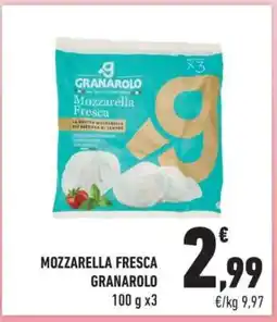 Conad Mozzarella Fresca Granarolo offerta