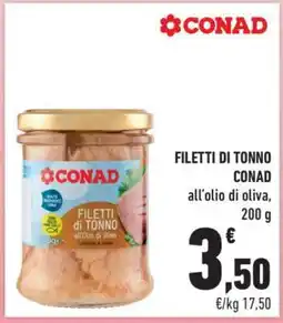 Conad Filetti di Tonno Conad offerta