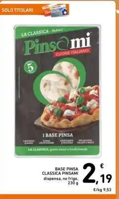 Spazio Conad BASE PINSA CLASSICA PINSAMI offerta