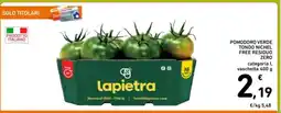 Spazio Conad POMODORO VERDE TONDO NICHEL FREE RESIDUO ZERO offerta