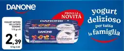 Spazio Conad YOGURT INTERO VELLUTATO DANONE offerta