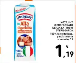 Spazio Conad LATTE UHT MICROFILTRATO SENZA LATTOSIO STERILGARDA offerta
