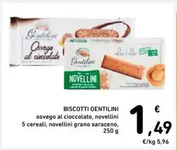 Spazio Conad Biscotti Gentilini offerta