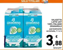 Spazio Conad VALIGETTA LATTE UHT 100% ITALIANO GRANAROLO offerta