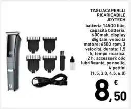 Spazio Conad TAGLIACAPERLLI RICARICABILE JOYTECH offerta