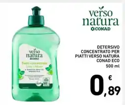 Spazio Conad Detersivo Concentrato per Piatti Verso Natura Conad Eco offerta