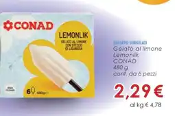 Conad Gelato al limone Lemonlik offerta