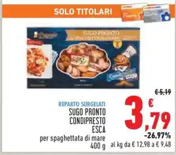 Conad Sugo Pronto Condipresto Esca offerta