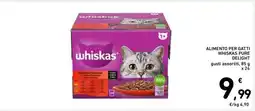 Spazio Conad ALIMENTO PER GATTI WHISKAS PURE DELIGHT offerta