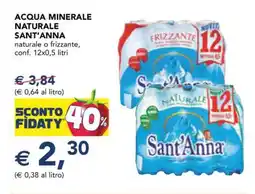 Esselunga Acqua Minerale Naturale Sant'Anna offerta