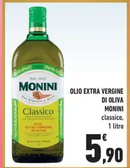 Conad Olio Extra Vergine di Oliva Monini offerta