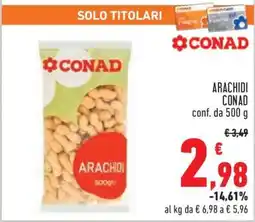 Conad Arachidi Conad offerta