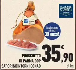 Conad Prosciutto di Parma DOP offerta