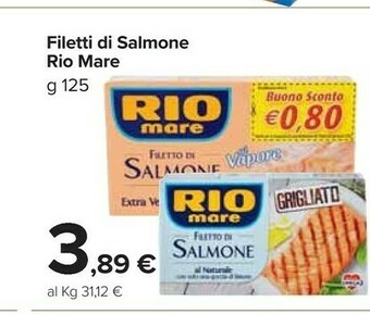 Carrefour Market Filetti di salmone offerta