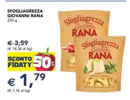 Esselunga Sfogliagrezza Giovanni Rana offerta