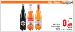 Conad Bibite Zero Sanpellegrino offerta