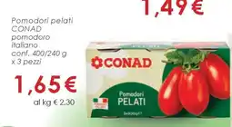 Conad Pomodori pelati CONAD offerta