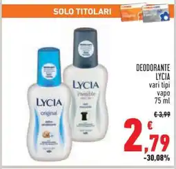 Conad DEODORANTE LYCIA offerta