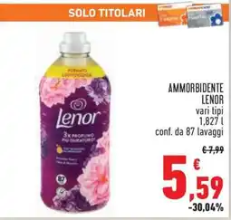 Conad Ammorbidente Lenor offerta