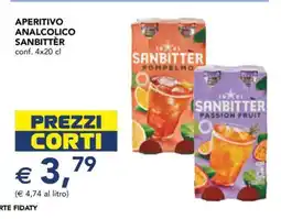 Esselunga Aperitivo Analcolico Sanbittèr offerta