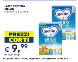 Esselunga LATTE CRESCITA MELLIN offerta