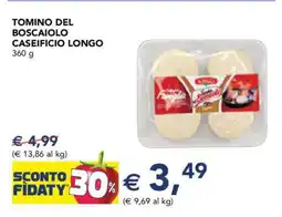 Esselunga TOMINO DEL BOSCAIOLO CASEIFICIO LONGO offerta