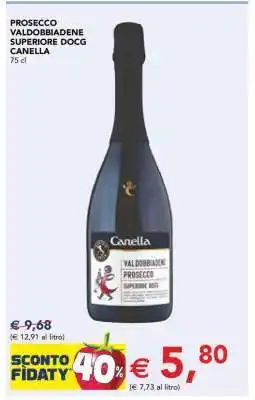 Esselunga PROSECCO VALDOBBIADENE SUPERIORE DOCG CANELLA offerta