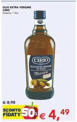 Esselunga Olio Extra Vergine Cirio offerta