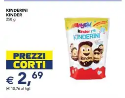 Esselunga Kinderini Kinder offerta