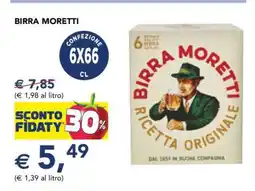 Esselunga BIRRA MORETTI offerta