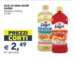 Esselunga Olio di Semi Sagrì Sagrà offerta