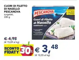 Esselunga Cuori di Filetto di Nasello Pescanova offerta