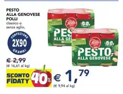 Esselunga Pesto alla Genovese Polli offerta