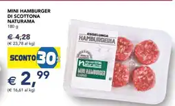 Esselunga MINI HAMBURGER DI SCOTTONA NATURAMA offerta