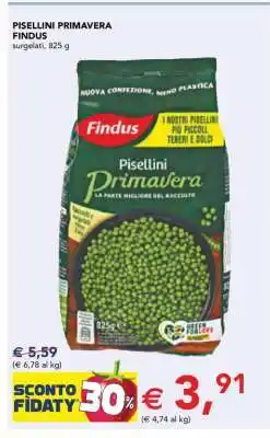 Esselunga Pisellini Primavera Findus offerta