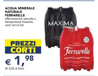 Esselunga Acqua Minerale Naturale Ferrarelle offerta
