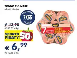 Esselunga Tonno Rio Mare all'olio di oliva offerta