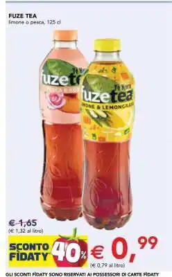 Esselunga Fuze Tea offerta
