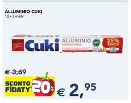 Esselunga ALLUMINIO CUKI offerta