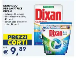 Esselunga Detersivo per lavatrice Dixan offerta